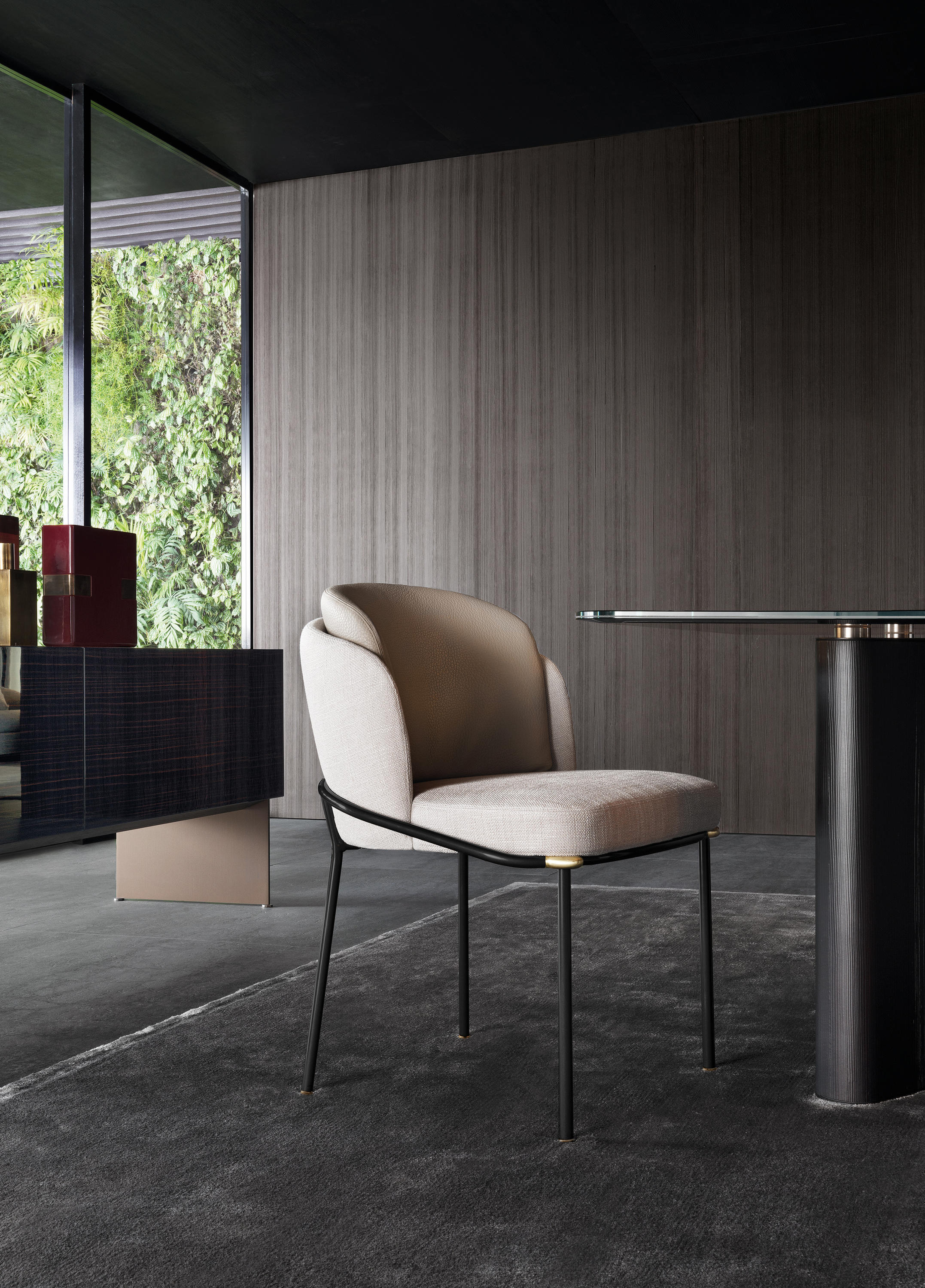 Fil Noir Chair Collection by Christophe Delcourt for Minotti