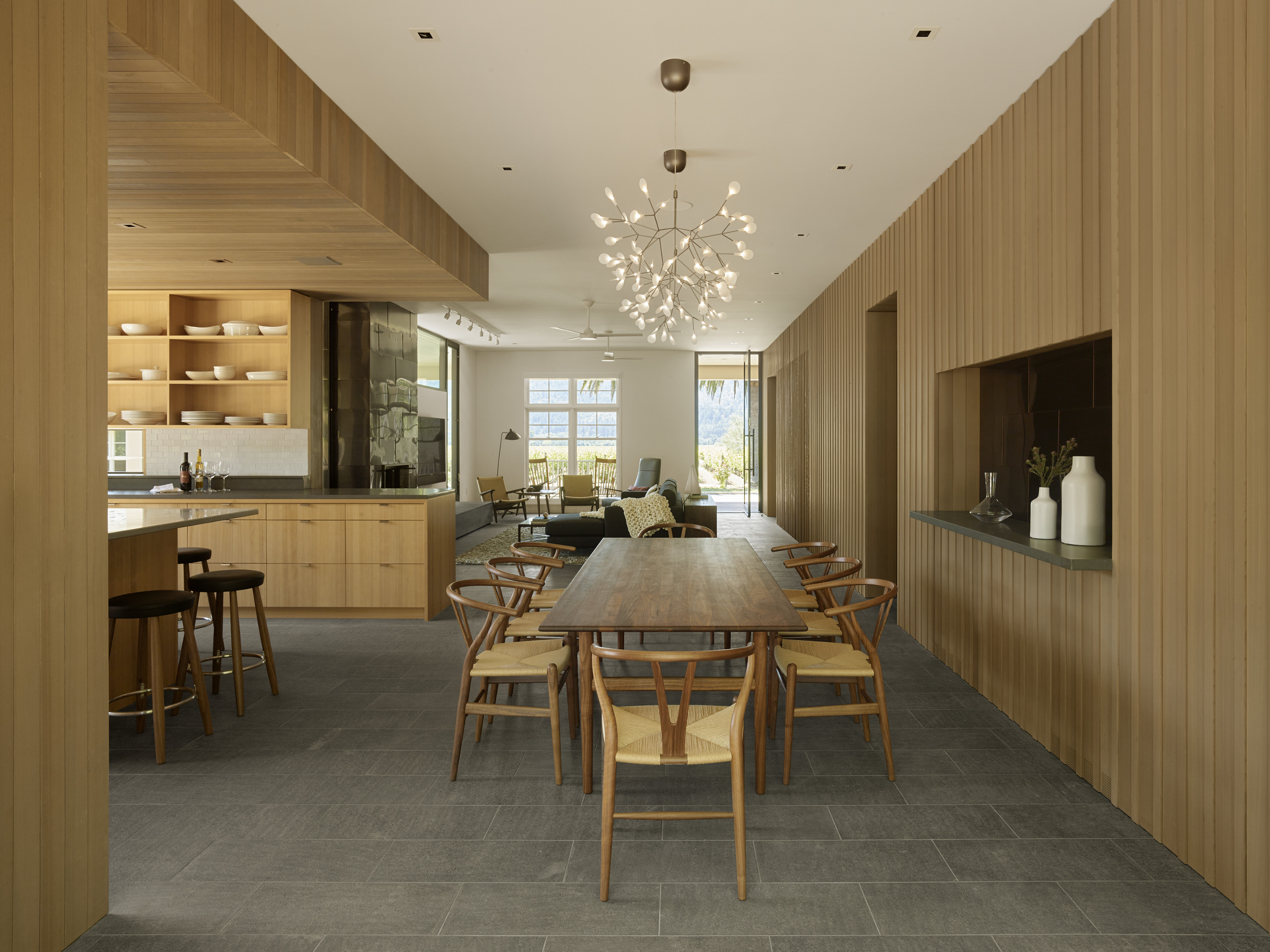 Wine Country Farmhouse in Calistoga, CA by Bohlin Cywinski Jackson
