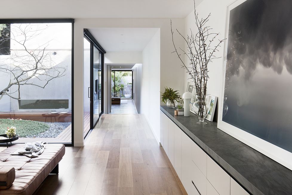 Courtyard House in Melbourne, Australia by Robson Rak Architects