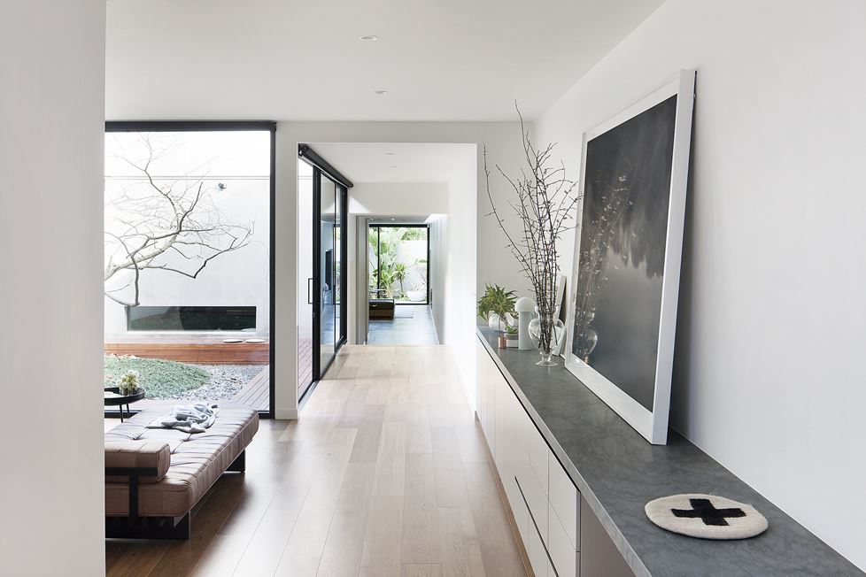 Courtyard House in Melbourne, Australia by Robson Rak Architects