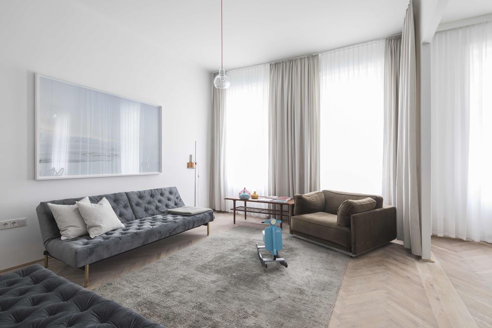 Apartment E&E in Vienna, Austria by Destilat