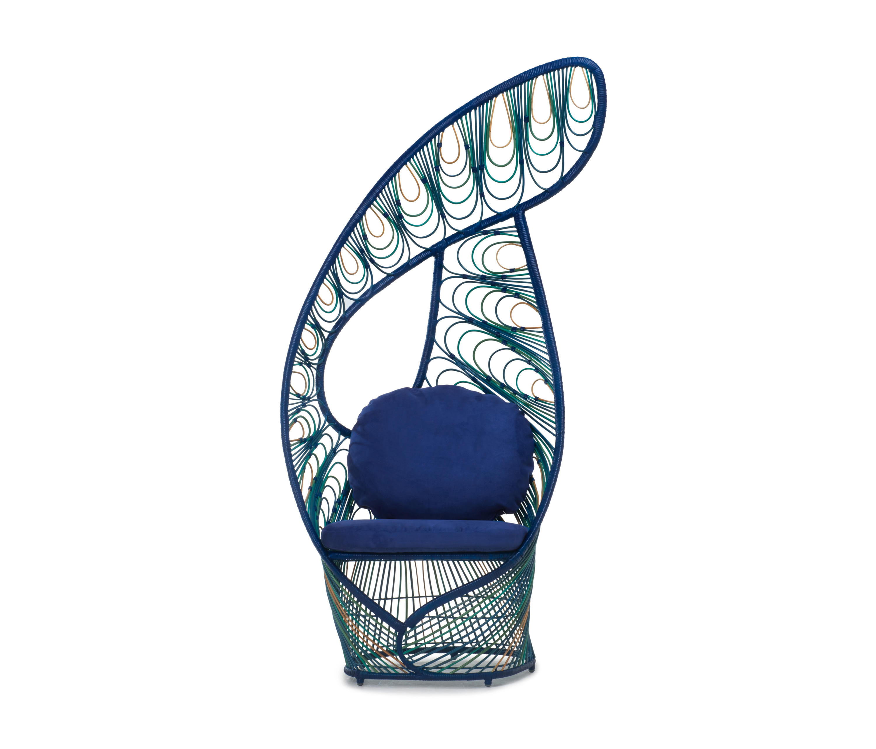 Peacock Easy Armchair by Kenneth Cobonpue