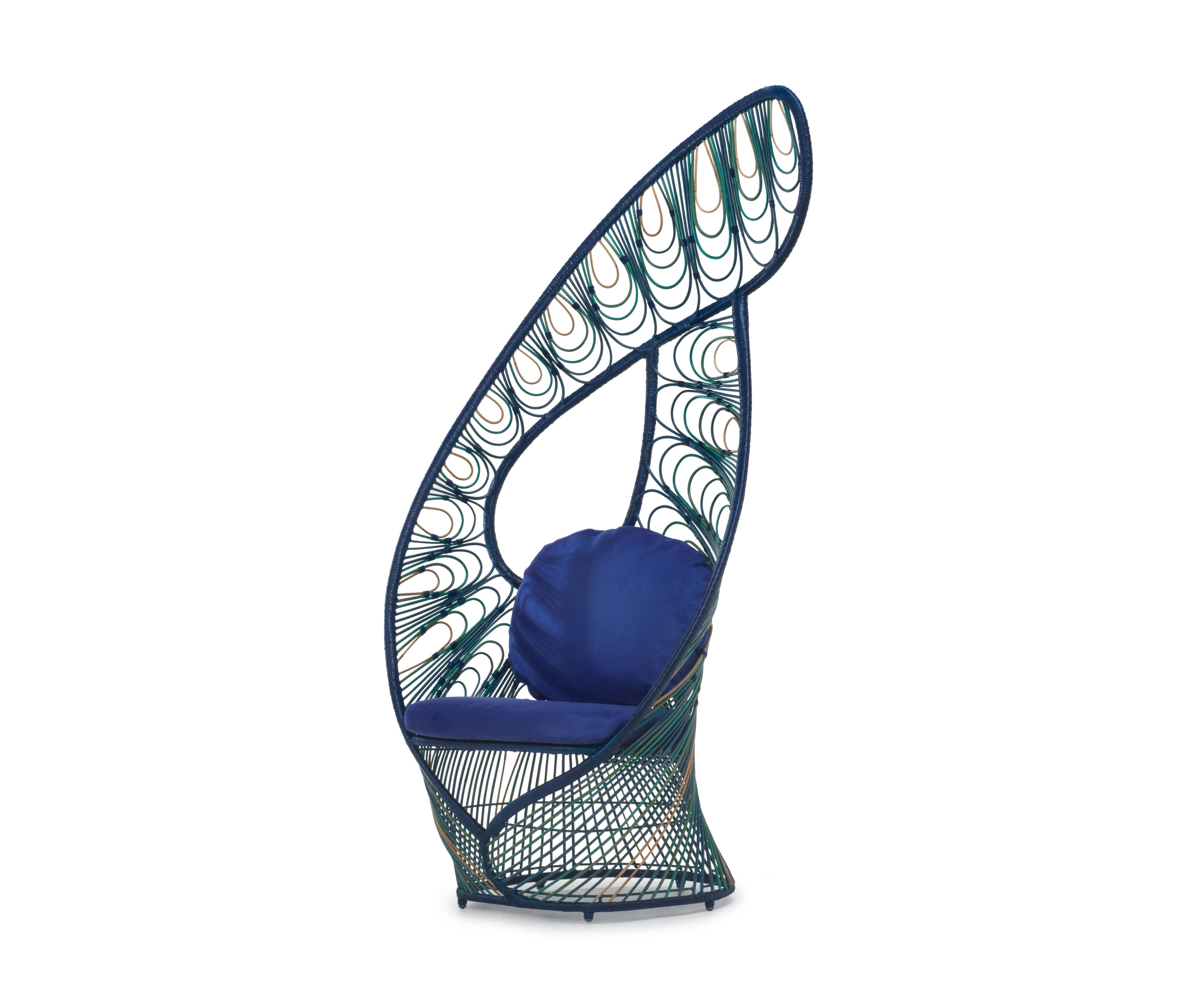 Peacock Easy Armchair by Kenneth Cobonpue
