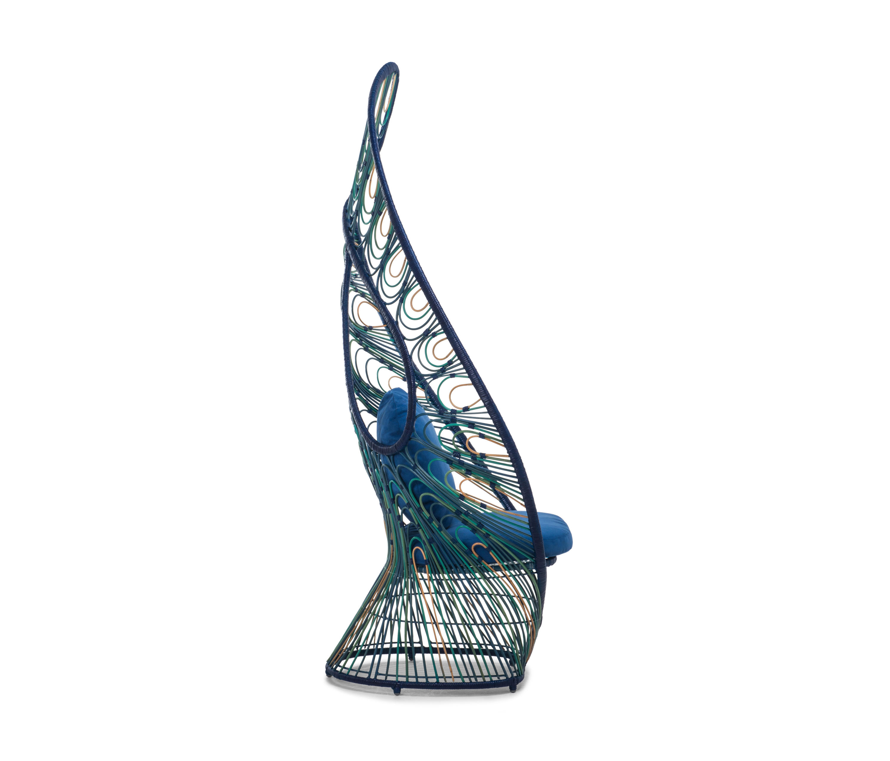 Peacock Easy Armchair by Kenneth Cobonpue