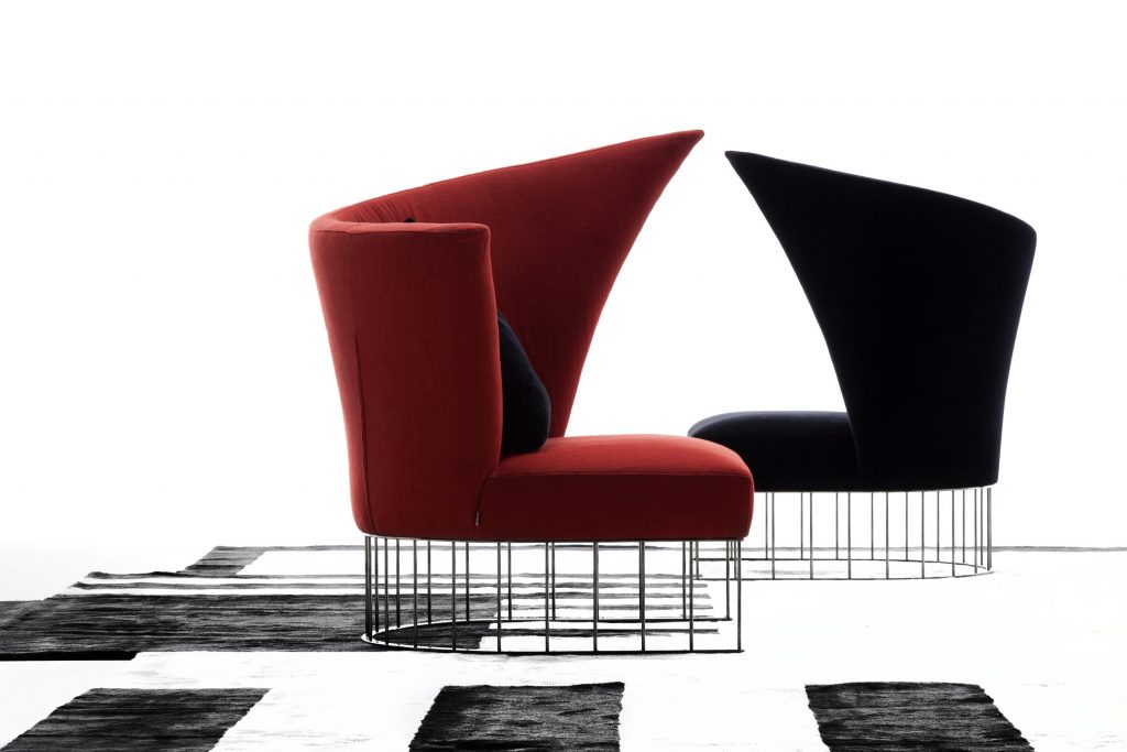 Virgola Armchair by Erba Italia