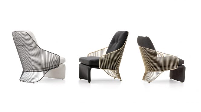 Colette Armchairs by Minotti