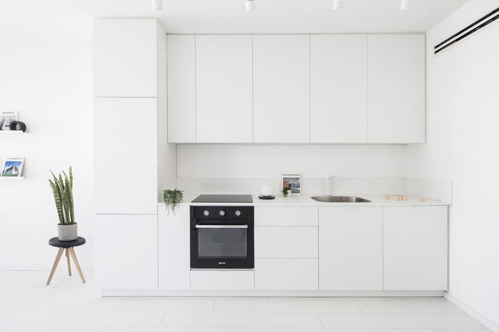 The White Apartment in Tel Aviv, Israel by Yael Perry