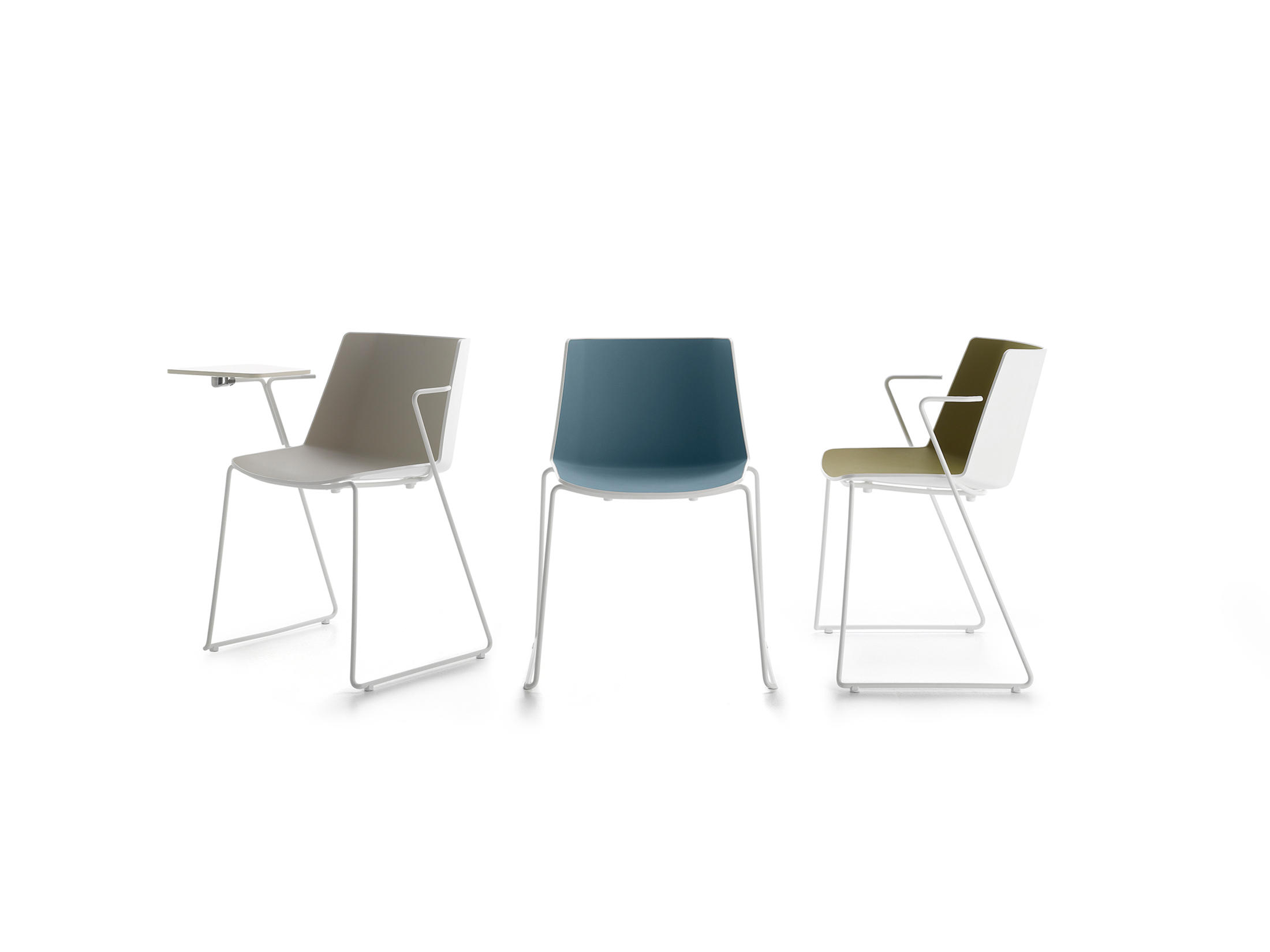 AÏKU Dining Chairs by Studio Massaud for MDF Italia