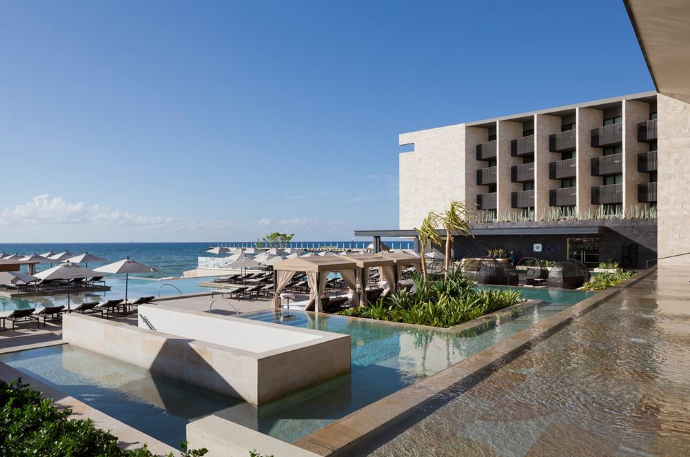 Grand Hyatt Playa del Carmen Hotel in Mexico by Sordo Madaleno Arquitectos