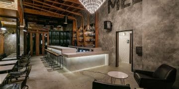 Melrose Station Bar & Restaurant in Hollywood by Archillusion Design