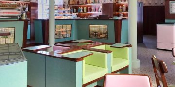 Bar Luce in Milan, Italy by Wes Anderson