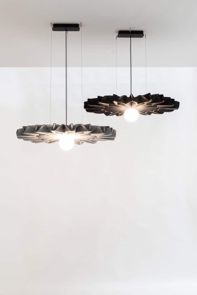 BuzziPleat LED Lamp by 13&9 for BuzziSpace
