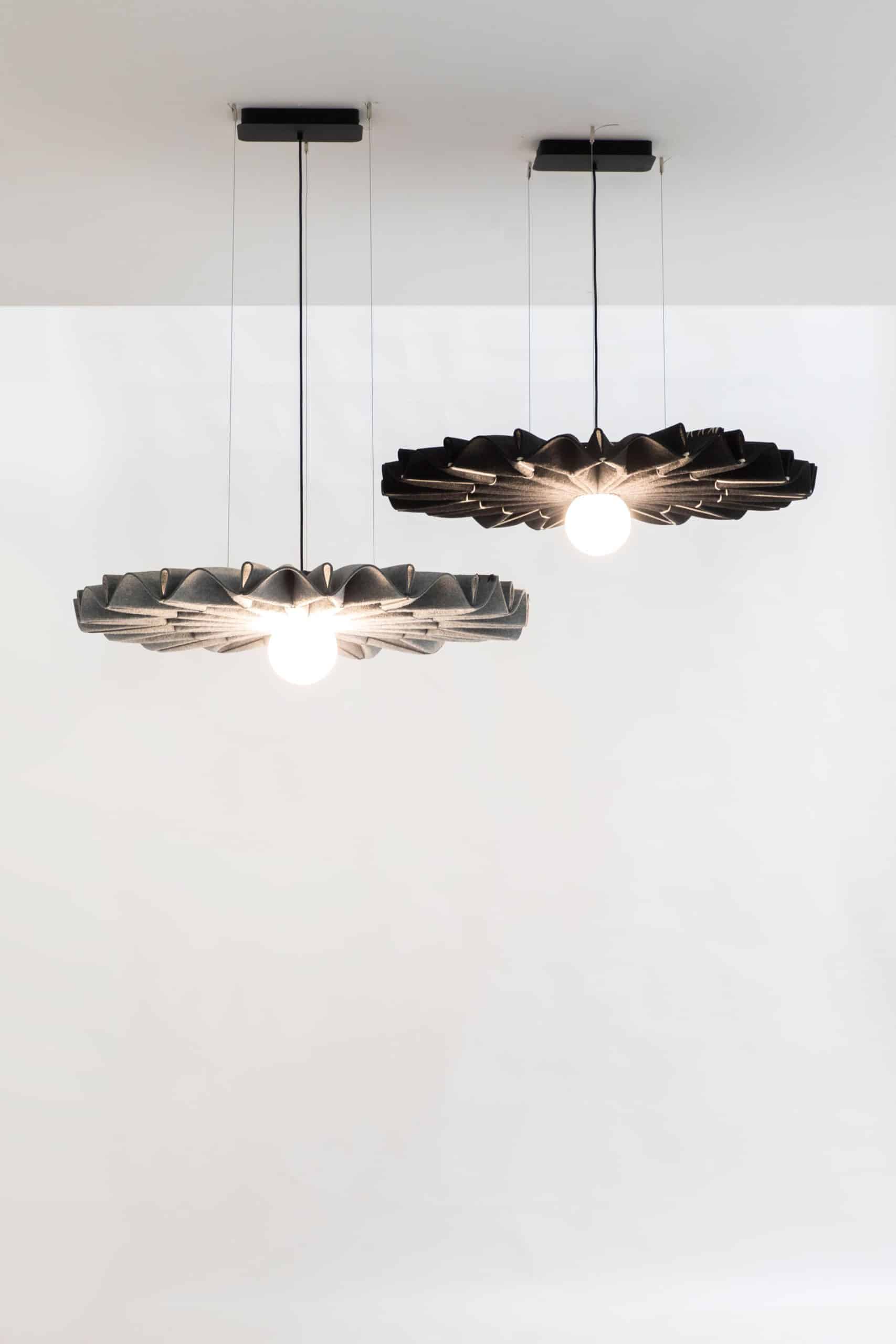 BuzziPleat LED Lamp by 13&9 for BuzziSpace