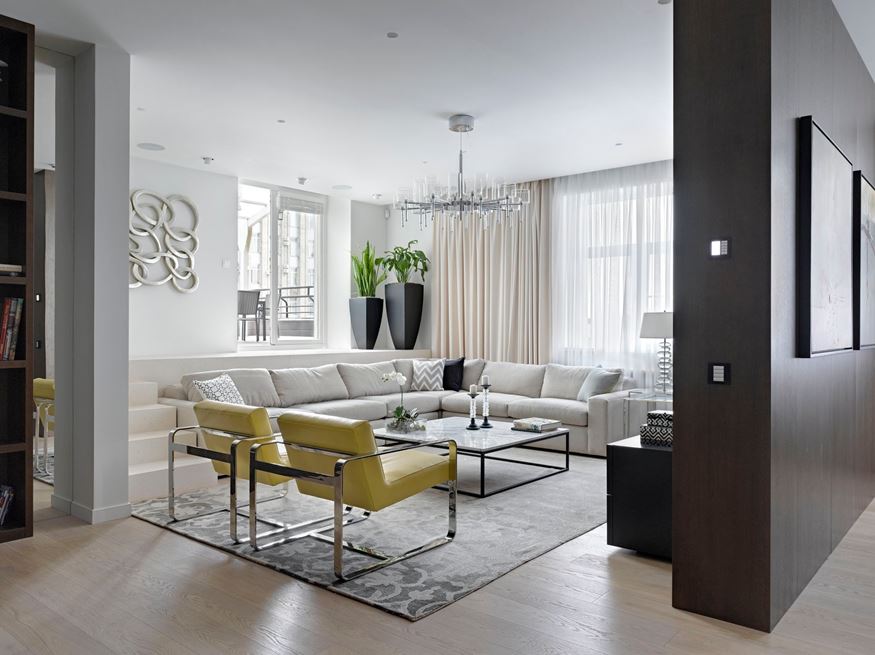 The Apartment on Alexander Nevsky St in Moscow, Russia by Aleksandra Fedorova Bureau
