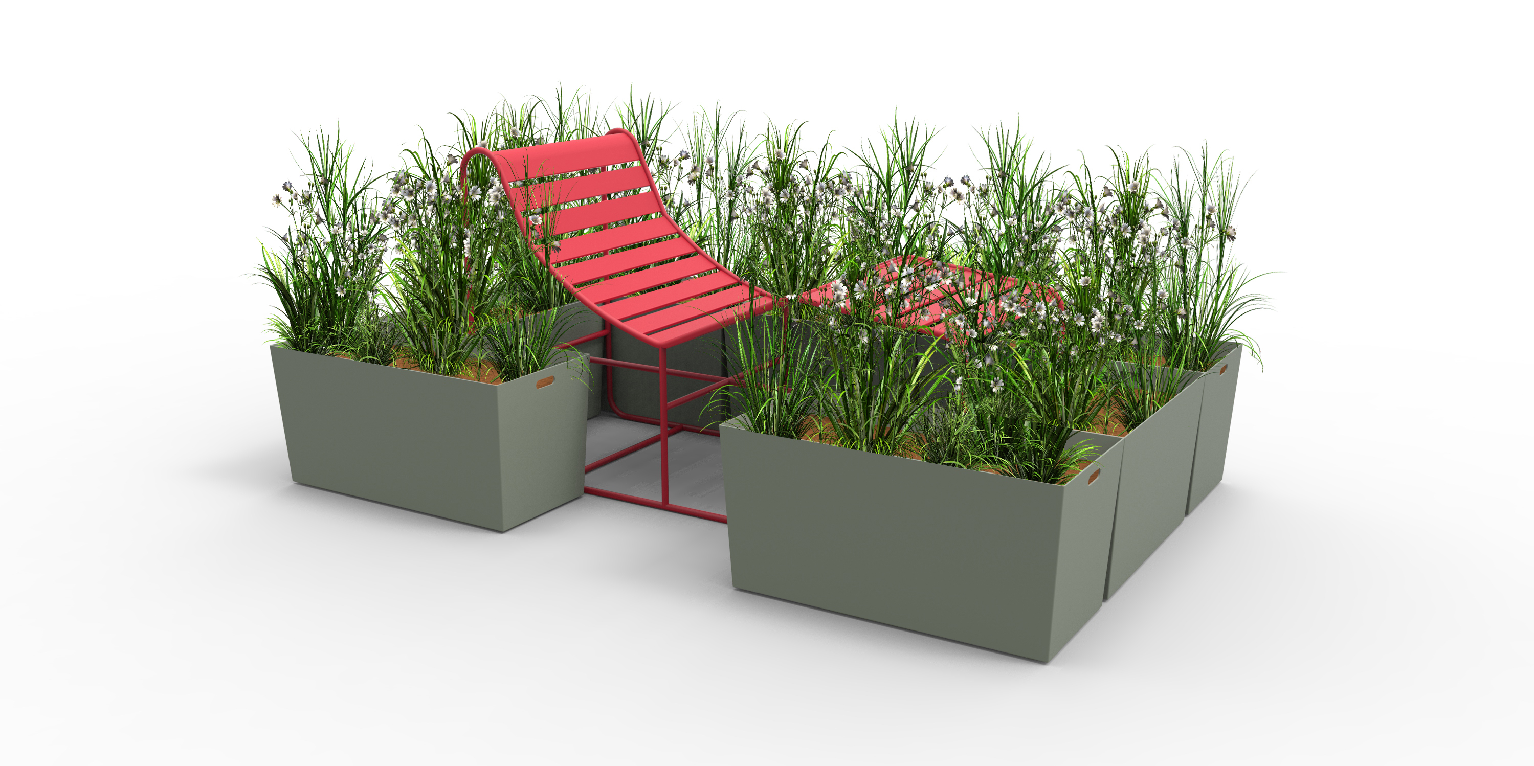 Inspire Lounger by Fermob