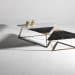 Golden Archer Coffee Tables by Alex Mint