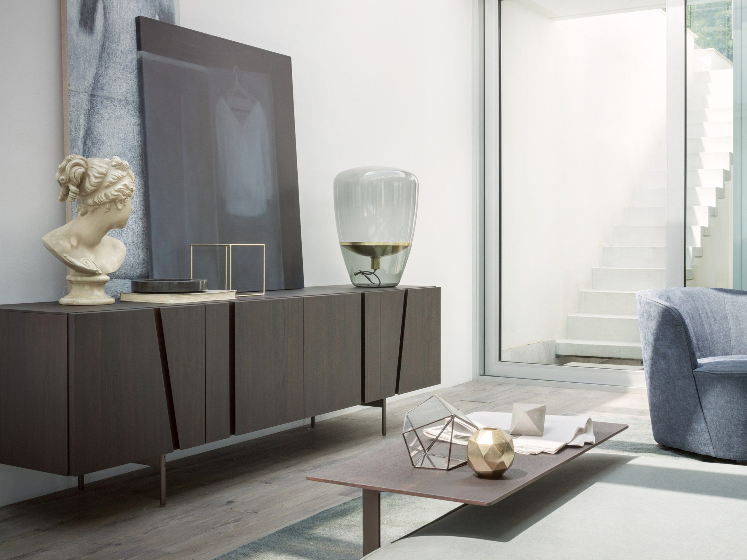 Picture Oak Sideboard by Cairoli & Donzelli for Lema