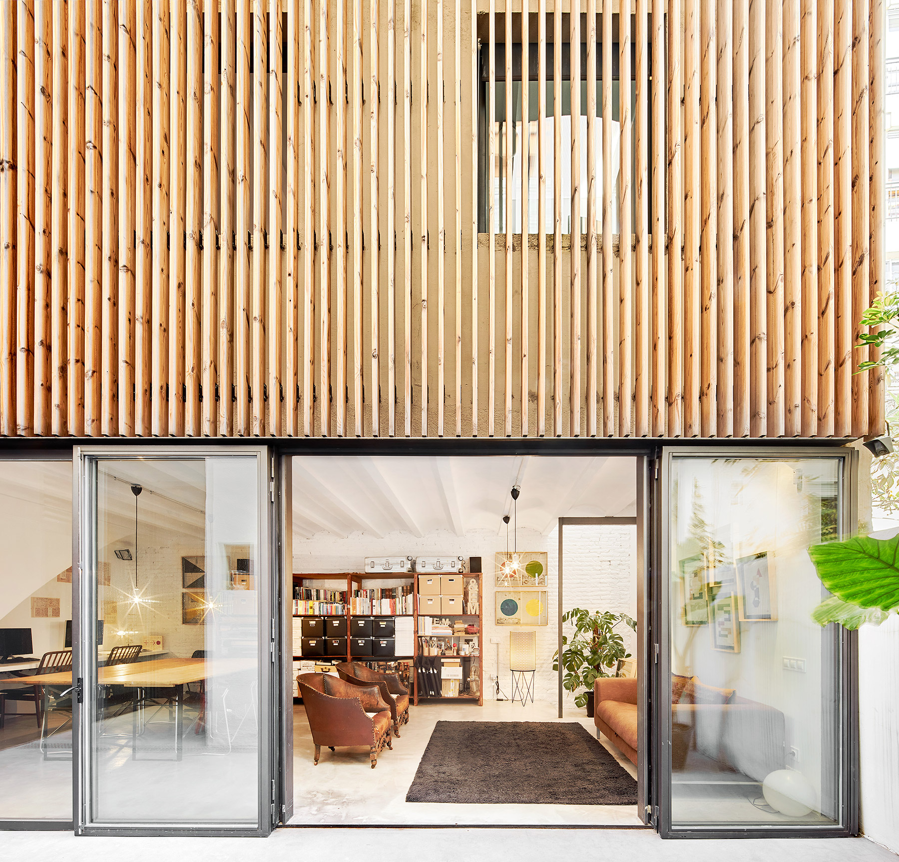 Old Book Warehouse Converted in Barcelona, Spain by Mas-Aqui Architecture & Interior Design