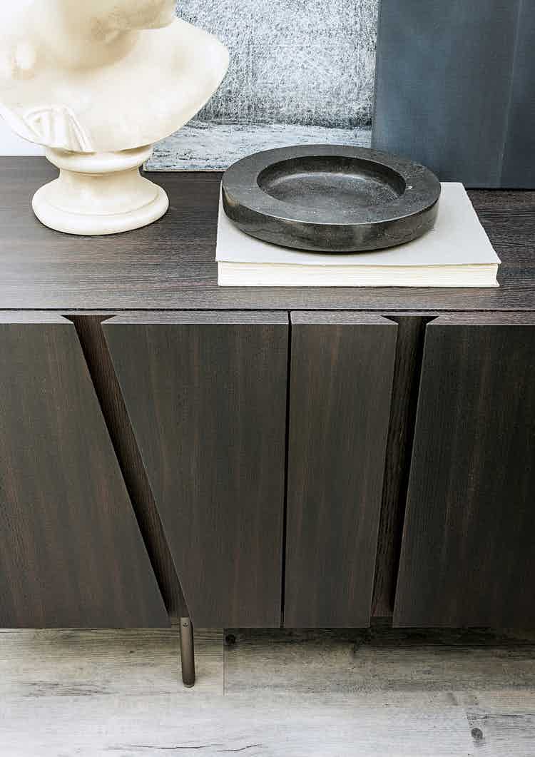 Picture Oak Sideboard by Cairoli & Donzelli for Lema