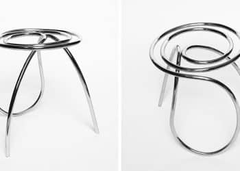 Stainless Steel Chair by XYZ Integrated Architecture