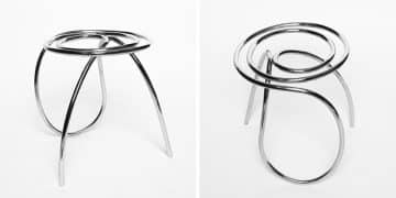 Stainless Steel Chair by XYZ Integrated Architecture
