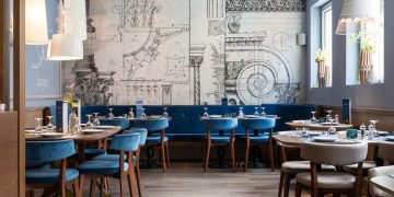 Diosmos Restaurant in Gelsenkirchen, Germany by Christos Peistikos and Leonidas Chatzistergiou