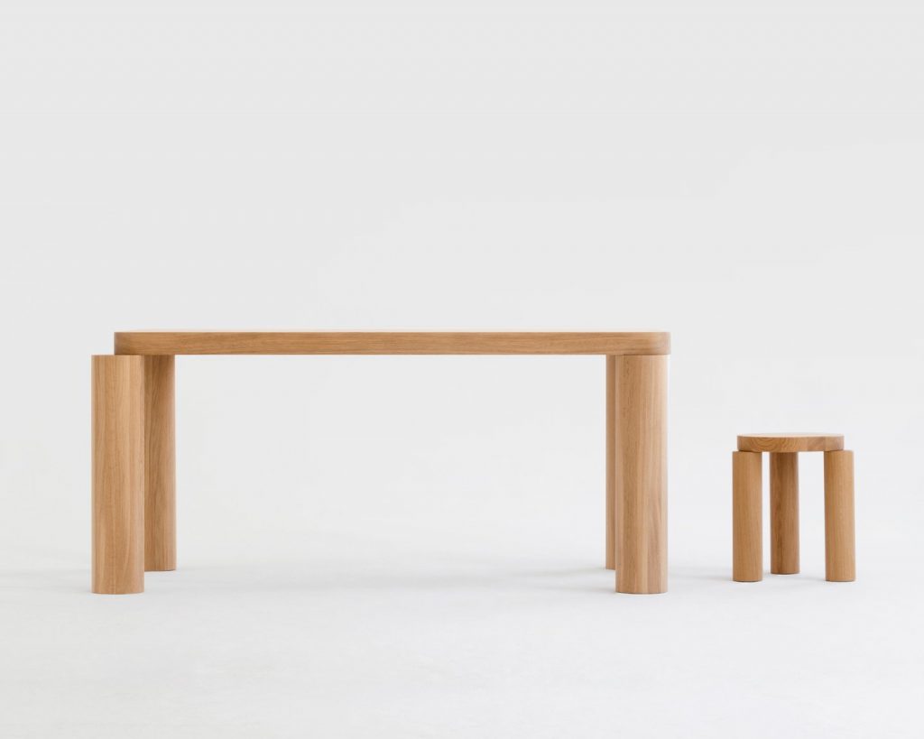 Offset Dining Table by Philippe Malouin for Resident