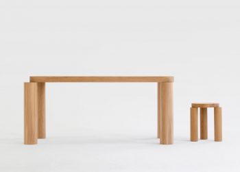 Offset Dining Table by Philippe Malouin for Resident
