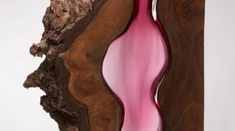 Wood and Glass Collection Sculptures by Scott Slagerman Studio, Jim Fishman