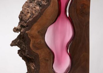 Wood and Glass Collection Sculptures by Scott Slagerman Studio, Jim Fishman