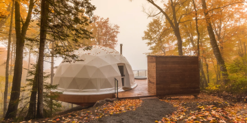 Dômes Charlevoix near Quebec City, Canada by Bourgeois/Lechasseur architects