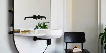 A Combined Sink, Countertop, Mirror and Storage by MUT Design