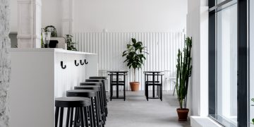 Bloom-n-Brew in Moscow, Russia by Maxim Maximov from Asketik Studio