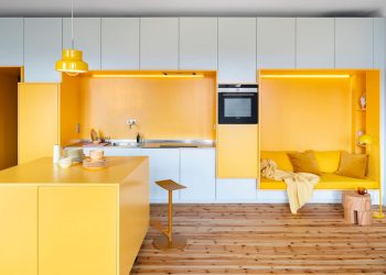 Built-In Wall Unit With Storage And Seating