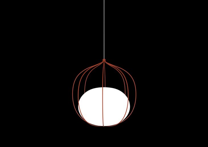 Hoop lamp by Front