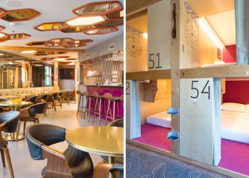 Pangea Pod Hotel in Whistler, Canada by Bricault Design