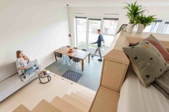Timber Loft by Heren 5 Architects in Buiksloterham, Amsterdam, The Netherlands