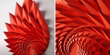 The Colorful Paper Sculptures by Matt Shlian