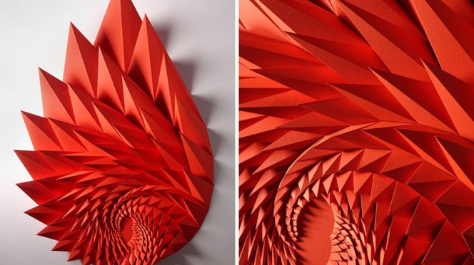 The Colorful Paper Sculptures by Matt Shlian