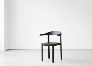 Solid Wooden Curv Chair by Jörg Boner