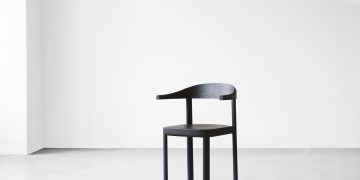 Solid Wooden Curv Chair by Jörg Boner
