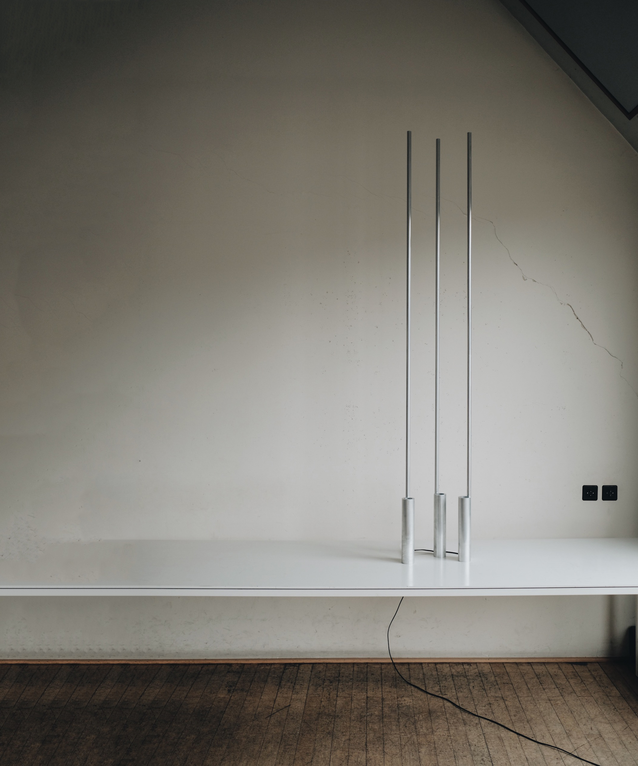 Minimalist Floor Lamp "Altitude" by Raphael Kadid