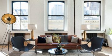 Industrial Cast Iron Soho Loft by Becky Shea Design in New York, USA