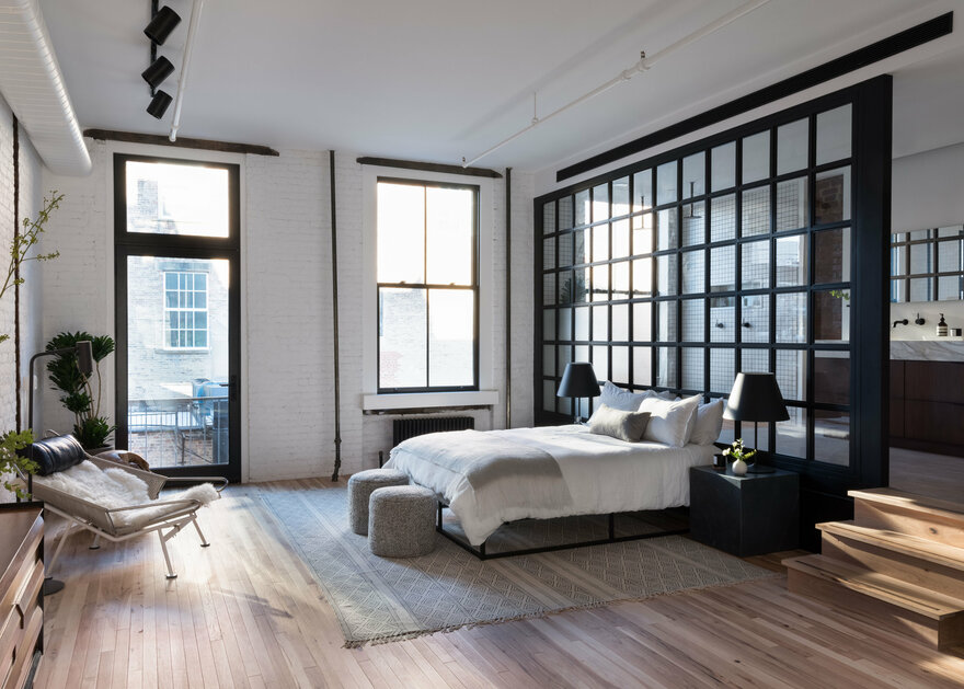Industrial Cast Iron Soho Loft by Becky Shea Design in New York, USA