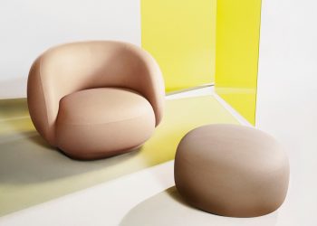 Soft Fabric Julep Armchair by Jonas Wagell