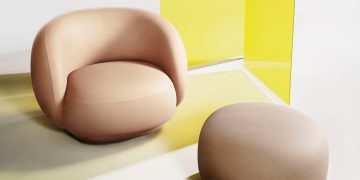 Soft Fabric Julep Armchair by Jonas Wagell
