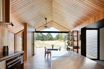 Modern Timber-Clad Addition by Solomon Troup Architects in Eganstown, Victoria, Australia