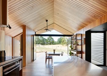 Modern Timber-Clad Addition by Solomon Troup Architects in Eganstown, Victoria, Australia