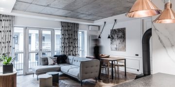 Modern Loft Apartment by Dizaino Virtuve in Vilnius, Lithuania