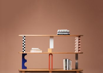 Minimalist Shelf 'Going Back to Memphis' by studio mpgmb